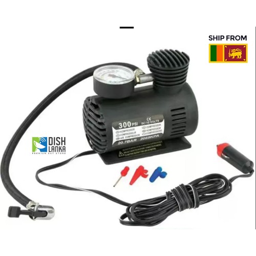 Air Pump Heavy Duty Tyre Car Truck 300PSI Air Compressor DC 12V Electric Mini Portable Car Tire Inflator