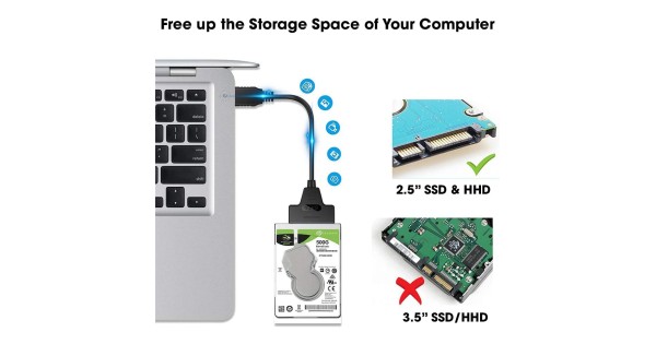 USB 3.0 SATA III Hard Drive Adapter