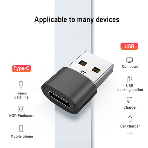 USB C to USB Adapter, USB-C to USB 3.0 Adapter, USB Type-C to USB, Thunderbolt 3 to USB Female Adapter OTG for MacBook