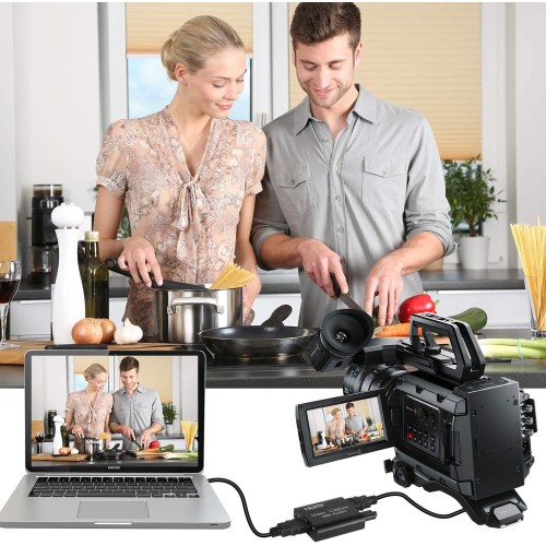 Video Capture 4K HDMI USB 3.0 Video Capture With Loop Out For YouTube Facebook TikTok Video Live Gaming Streaming, Broadcasting-2