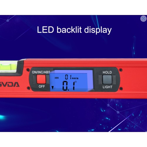 Lvel 360 degree Magnetic Goniometer Angle Slope Meter Ruler Digital Inclinometer Protractor Electronic Spirit level Bubble Box-4