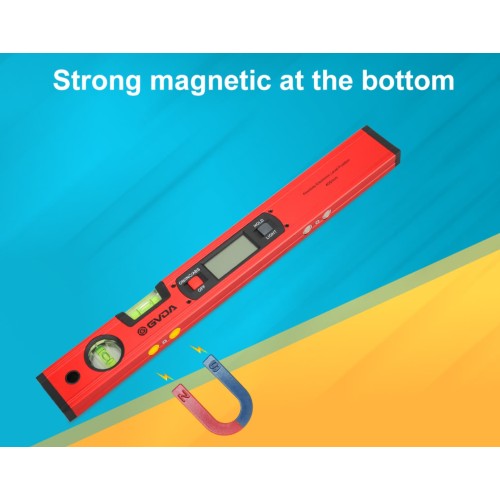 Lvel 360 degree Magnetic Goniometer Angle Slope Meter Ruler Digital Inclinometer Protractor Electronic Spirit level Bubble Box-5