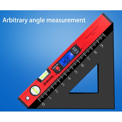 Lvel 360 degree Magnetic Goniometer Angle Slope Meter Ruler Digital Inclinometer Protractor Electronic Spirit level Bubble Box-6