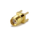  SMA Female Solder Nut Edge PCB Clip Straight Mount Router PCB Board RF Connector Accessories