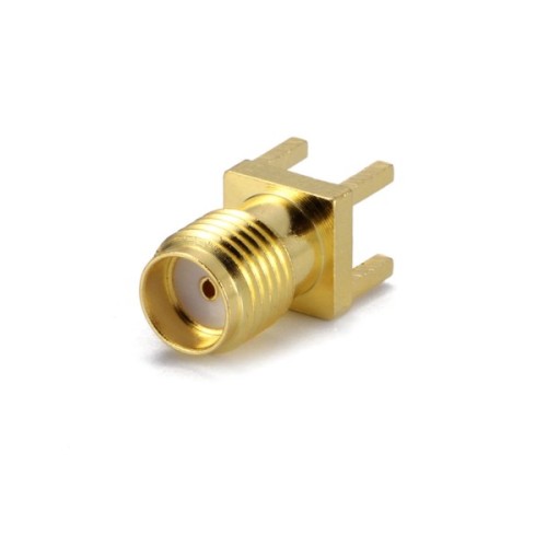 SMA Female Solder Nut Edge PCB Clip Straight Mount Router PCB Board RF Connector Accessories