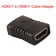 HDMI Female to Female Coupler Adapter Cable Extension HDMI F to F Satellite TV