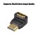 90-Degree Right Angle HDMI Adapter Male to Female , Zinc Alloy Full Shielding 24K Gold Plated Connectors