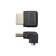 90-Degree Right Angle HDMI Adapter Male to Female , Zinc Alloy Full Shielding 24K Gold Plated Connectors