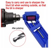 Drill Bit Sharpener Power Tool Corundum Wheel  Nail Titanium Drill Bits Set Sharpener For 2-12.5mm Bit