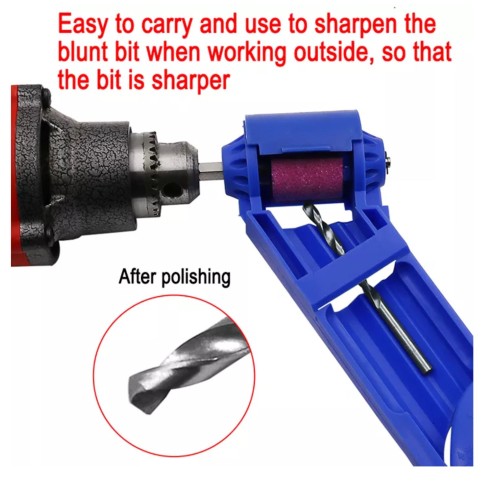 Drill Bit Sharpener Power Tool Corundum Wheel  Nail Titanium Drill Bits Set Sharpener For 2-12.5mm Bit