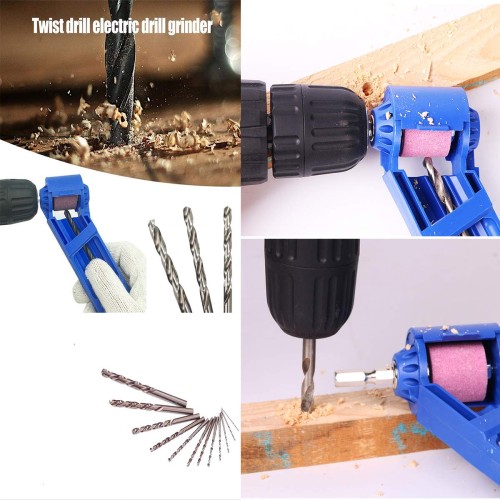 Drill Bit Sharpener Power Tool Corundum Wheel  Nail Titanium Drill Bits Set Sharpener For 2-12.5mm Bit-1