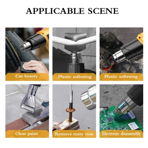 Hot Air 2000W 7.5A High Power High Quality Japan Motor Durable Two Wind Speed Adjustment Heat Gun Hot Air Thermal power tool-1