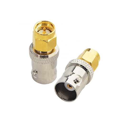 BNC Female to SMA Male RF Coaxial Adapter BNC to SMA Coax Jack Connector Router CCTV-1