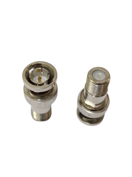 10-Pack BNC Male To RG59 Coax Connector Adapters For CCTV Cameras – Heavy Duty