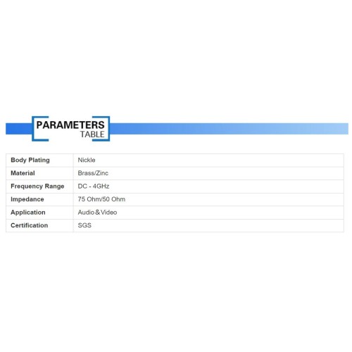 F Type Connector Jack Female to BNC Plug Male RG6, RG59 Coaxial Cable Connector CCTV security camera, DVR cameras CATV Satellite Receiver Coaxial Coax CCTV Adapter-2