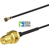 SMA U.FL / MHF4 / IPEX4 to RP-SMA Female (inside pin) WiFi Antenna Cable 20cm