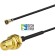 SMA U.FL / MHF4 / IPEX4 to RP-SMA Female (inside pin) WiFi Antenna Cable 20cm