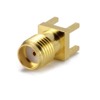 SMA Female Solder Nut Edge PCB Clip Straight Mount Router PCB Board RF Connector Accessories