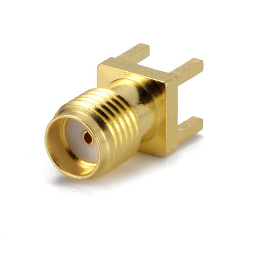 SMA Female Solder Nut Edge PCB Clip Straight Mount Router PCB Board RF Connector Accessories