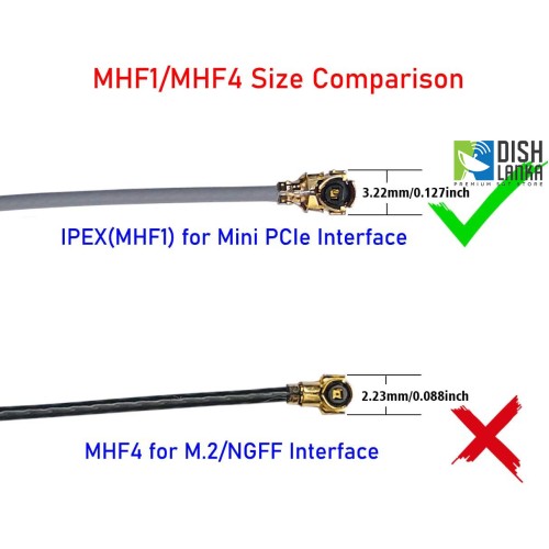 SMA 15cm SMA Female (center hole) to UFL/u.FL/IPX/IPEX/IPEX1 RF Coax Adapter Assembly RG178 Pigtail Router Modem Dongle 4G LTE 5G Wifi Router Broadband Antenna Mobile Phone-1