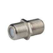 F Type barrel connector coupler adapter connector female f/f rg6 coax coaxial cable 