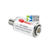 Satellite Waterproof Lightning Protector For Satellite Antenna Cable TV RG6 F Type Connector.