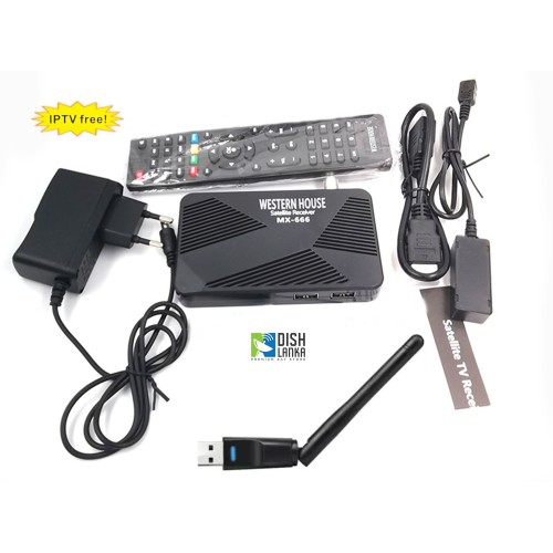 Westernhouse Full HD 1080P Satellite Decoder - 1 Year Free