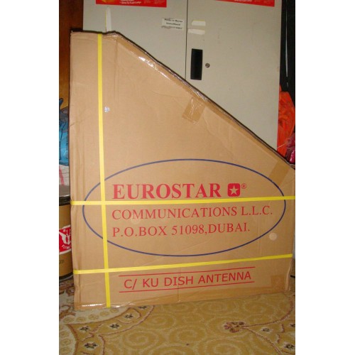 Dish Eurostar C/KU 8 Feet Solid Dish Antenna Satellite Receiver Decoder-3
