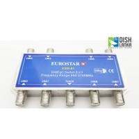  DiSEqC Switch Eurostar 8X1 DiSEqC Satellite Switch 8 in 1 Satellite Signal Lnb Receiver Multiswitch