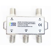 DiSEqC Switch Dish Lanka 4X1 DiSEqC Satellite Switch 8 in 1 Satellite Signal Lnb Receiver Multiswitch