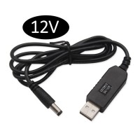 DC 5V to 12V DC High Quality USB Voltage Step Up Converter Cable For Fan Wifi Router Dongle Antenna, Satellite TV Receiver, Phone, ADSL, Fiber, Power Bank, Battery