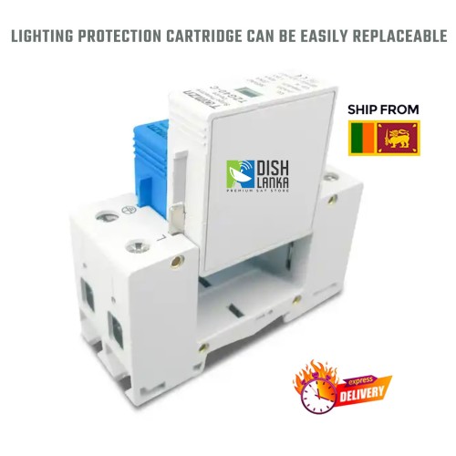 TOMZN AC SPD 50KA T1 T2 385V 255V House Surge Protector AC Surge Protective Device lightning arrester (TZG40-C) 1P+NPE -5