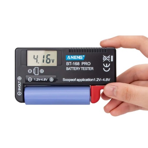 Battery Tester ANENG BT-168 PRO Universal  Digital-display Type Tester Battery Checker Battery Capacity Diagnostic Tool -1