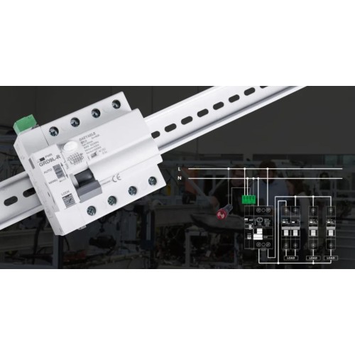 Automatic RCCB Auto Reclosing ELCB Auto Recloser 3Phase Trip Switch-3