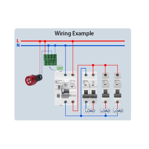 Auto Recloser with A Type RCCB RCD ELCB Self-Reclosing Device Safety Breaker (Auto Recloser AC220V+A Type RCCB 2P-40A-30mA)-1