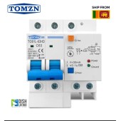 TOMZN Main switch circuit breaker with surge protector RCBO MCB with Lightning protection SPD