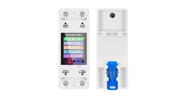 Energy Meter Smart Switch Digital Volt Amp Kwh Frequency Factor Meter